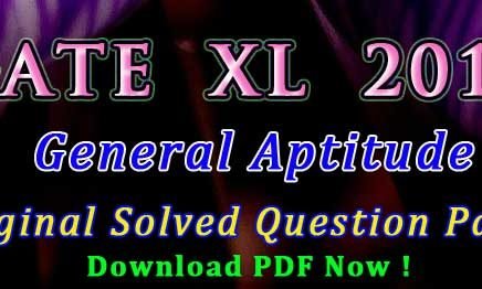 GATE General Aptitude Questions