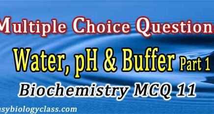 mcq on water chemical & physical properties