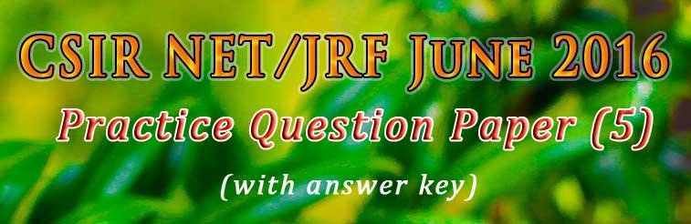 Csir Net June 2016 Solved Question Paper Sample Easybiologyclass Easy Biology Class 6963