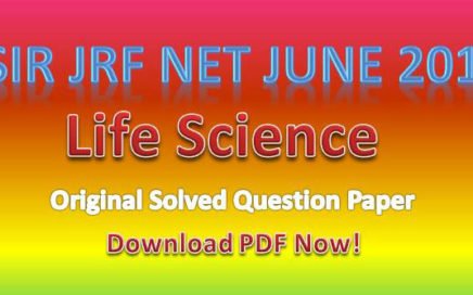 net life science june 2015 question paper