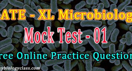 Microbiology GATE 2018 Model Questions