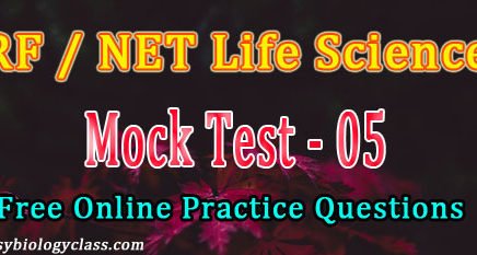 Life Science NET Dec 2017 Mock Test