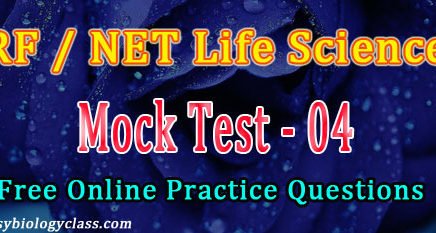NET Life Science Dec 2017 Mock Test
