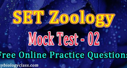 K SET Zoology Mock Test