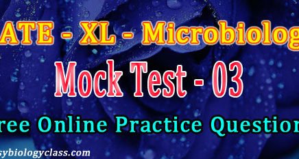 GATE Microbiology Paper 2018