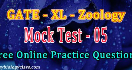 Zoology GATE Question Paper