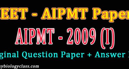 NEET 2009 Question Paper