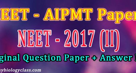 NEET Solved Question Paper