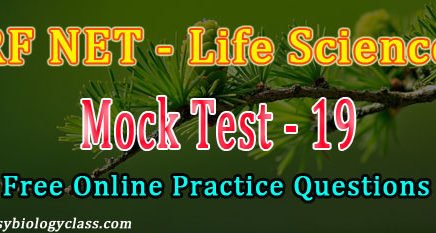 JRF Life Science Mock Test
