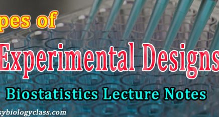 Experimental design examples