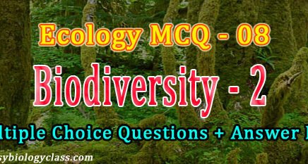 mcq on wild life conservation