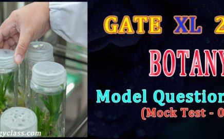 GATE Botany Paper 2019