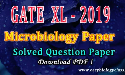 GATE Life Sciences Microbiology 2019