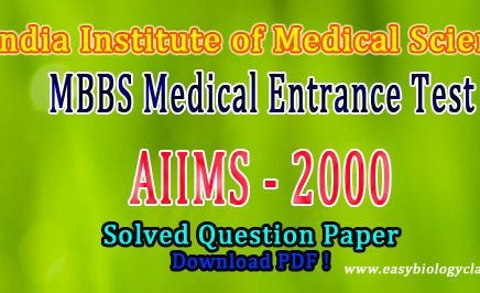 AIIMS 2000 Solved Paper