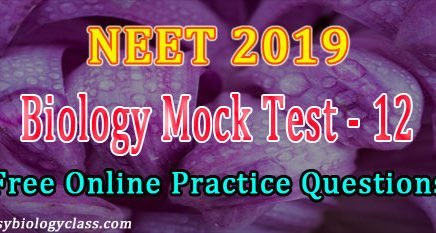 neet biology solved questions