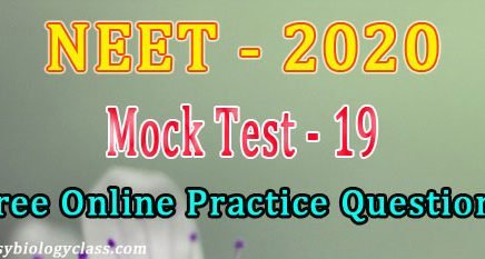 Medical Entrance 2020 model question