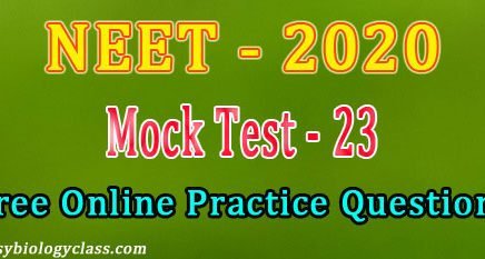 Mock Tests for NEET 2020 Exam