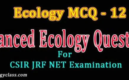 ecology questions of net exam