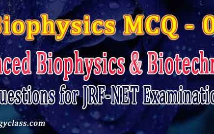 csir biophysics questions