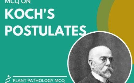 MCQ on Kochs Postulates