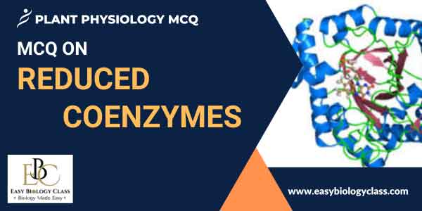 mcq on reduced coenzymes