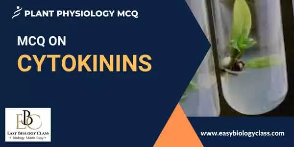 mcq on cytokinin