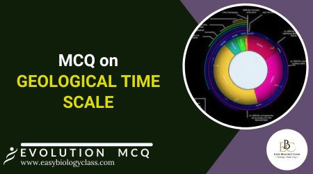 mcq on geological time scale