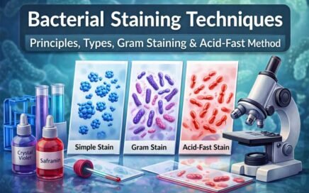 visualization of bacteria under microscope