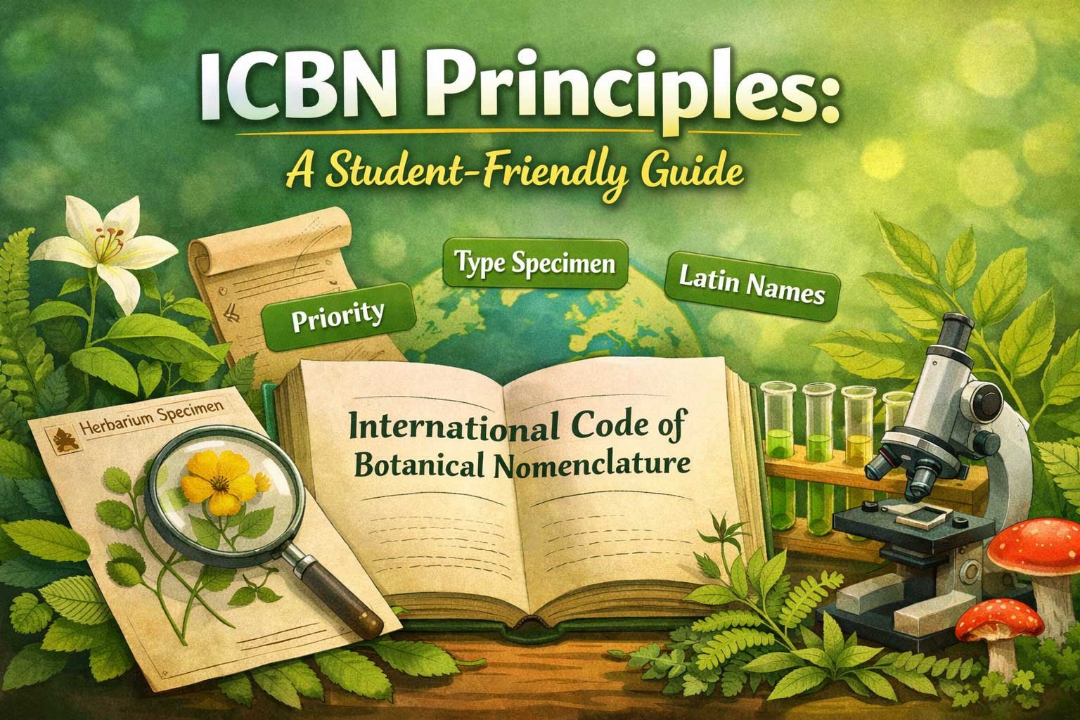 6 principles of icbn