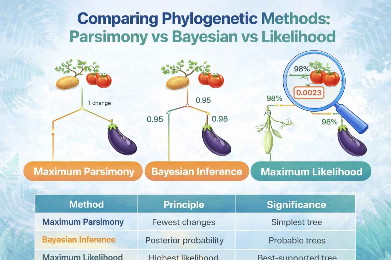 methods of phylogenetic analysis